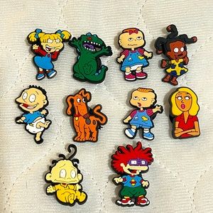 Rugrats croc charm set